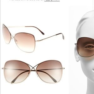 Tom Ford “Colette” Butterfly Sunglasses